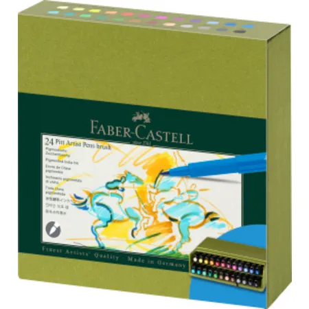 Faber-Castell Tuschestift Pitt Artist Pen B 24er A.box