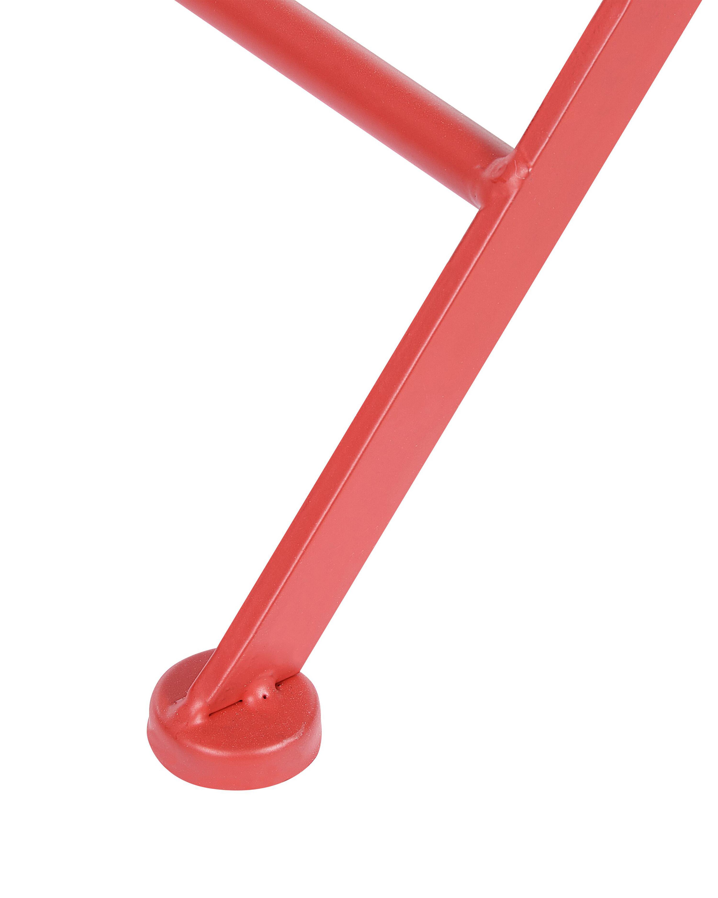Set van 2 tuinstoelen SCARIO Metaal Rood