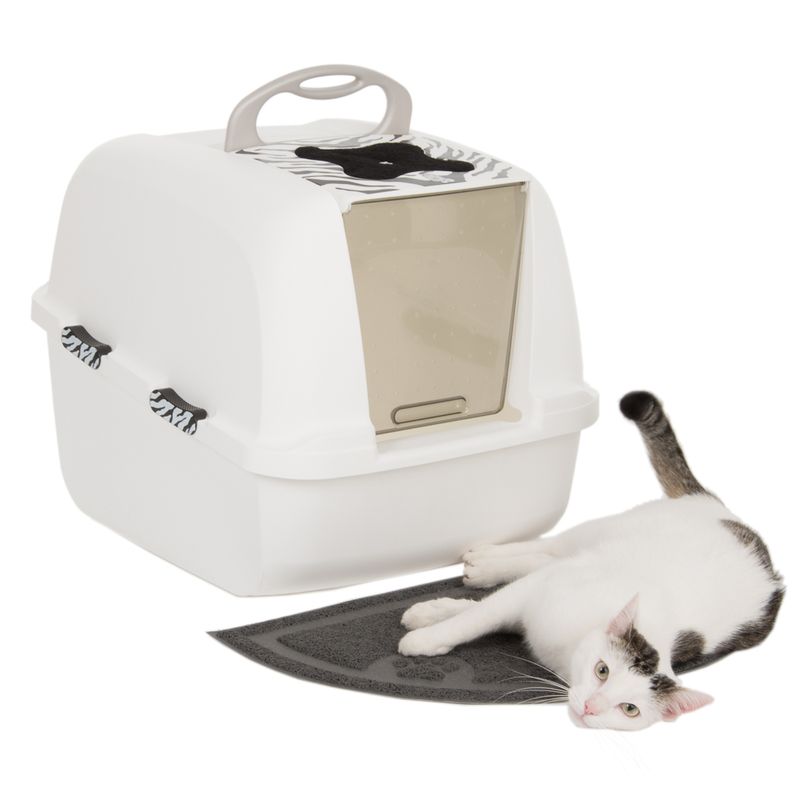 Maison de toilette Catit Jumbo White Tiger à prix discount sur bitiba.fr