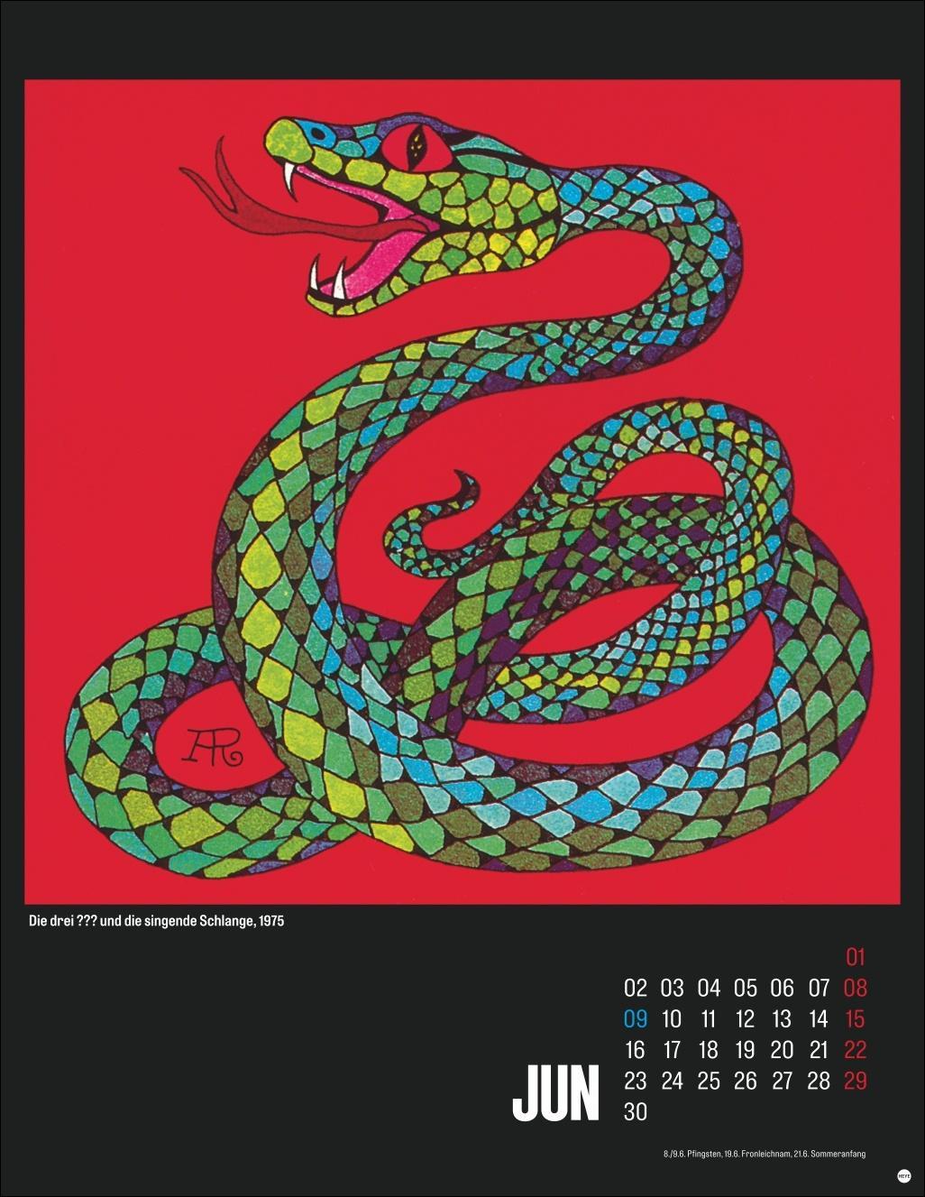 Die drei ??? Posterkalender 2025