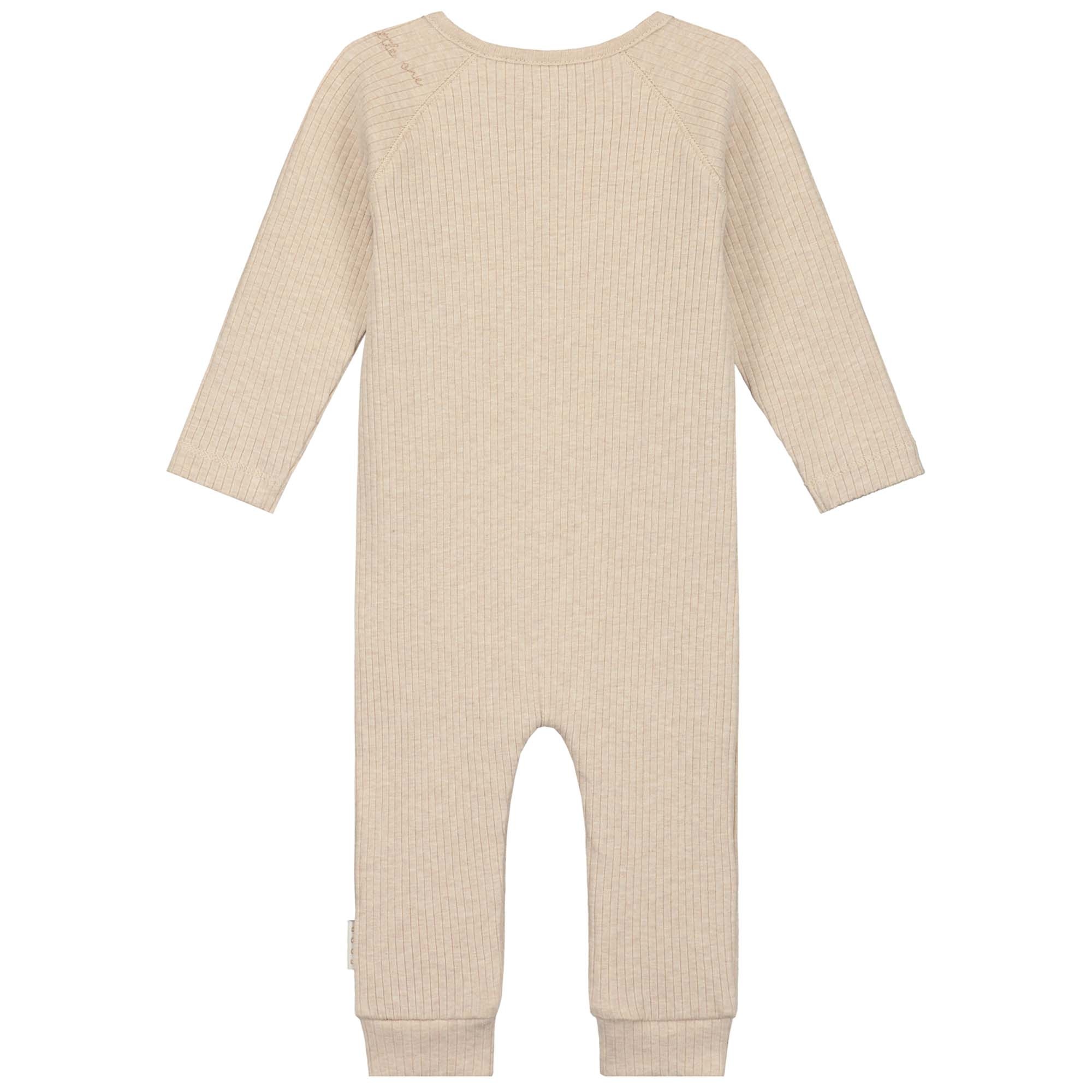 Prénatal newborn boxpakje rib lange mouwen effen beige