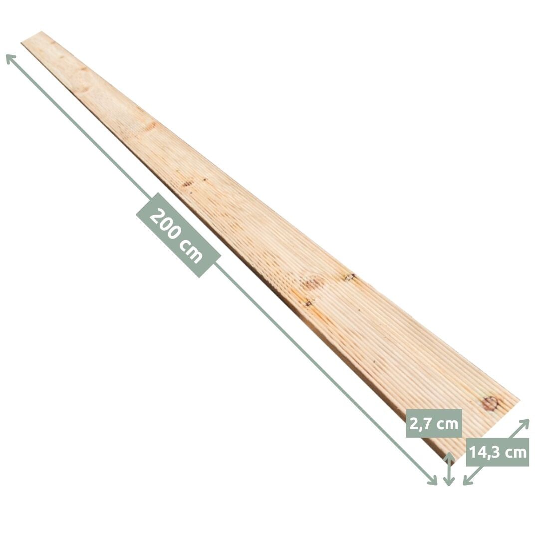 holz4home® Holz Terrassendielen Lärche inkl. Terrassenschrauben