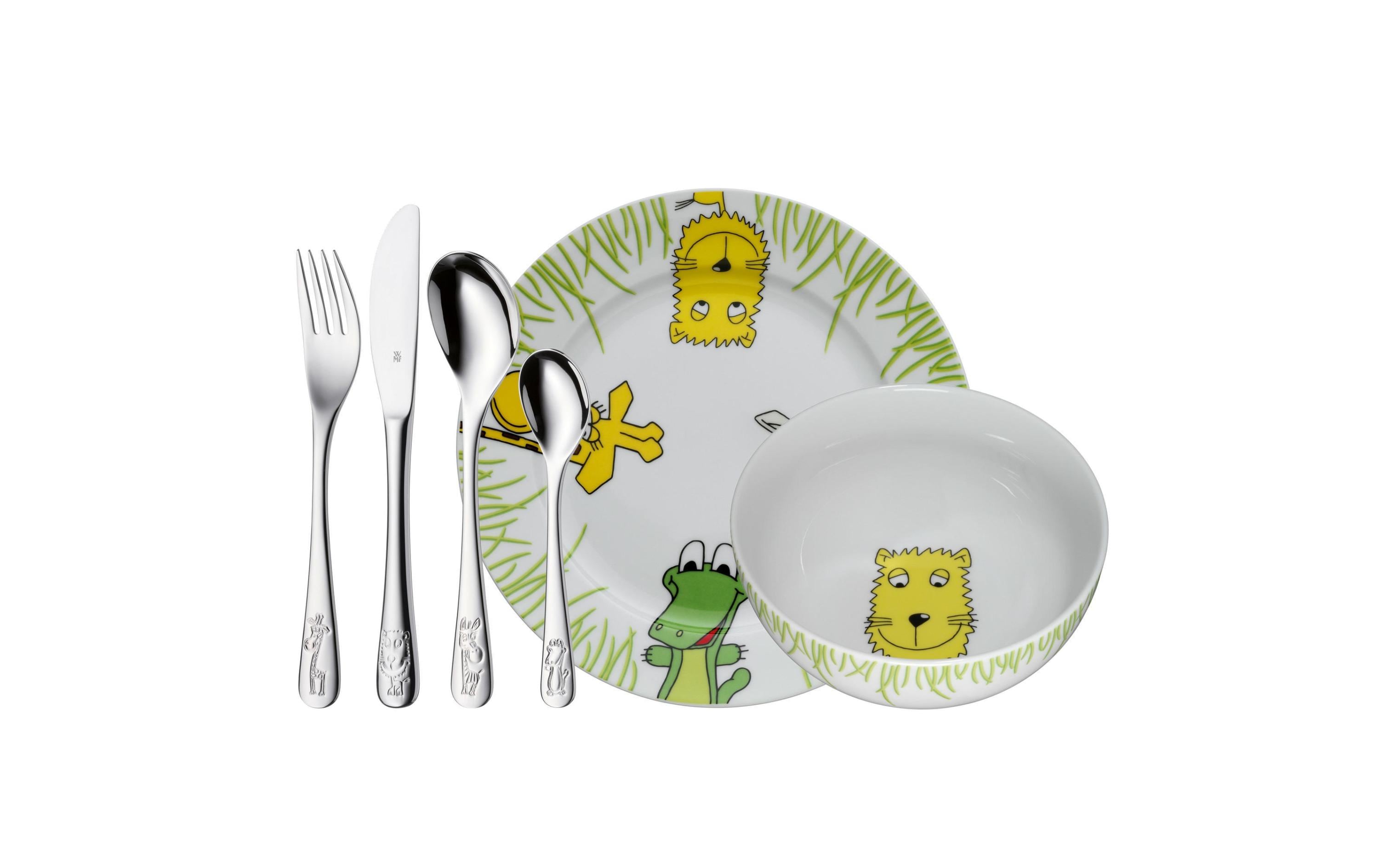 Kindergeschirrset Safari 6-teilig6-teilig, Farmily-Familie