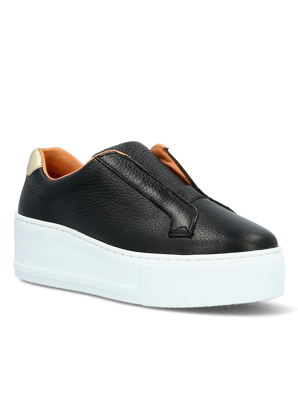 BASKET SLIPPERS TAYLOR CUIR NOIR