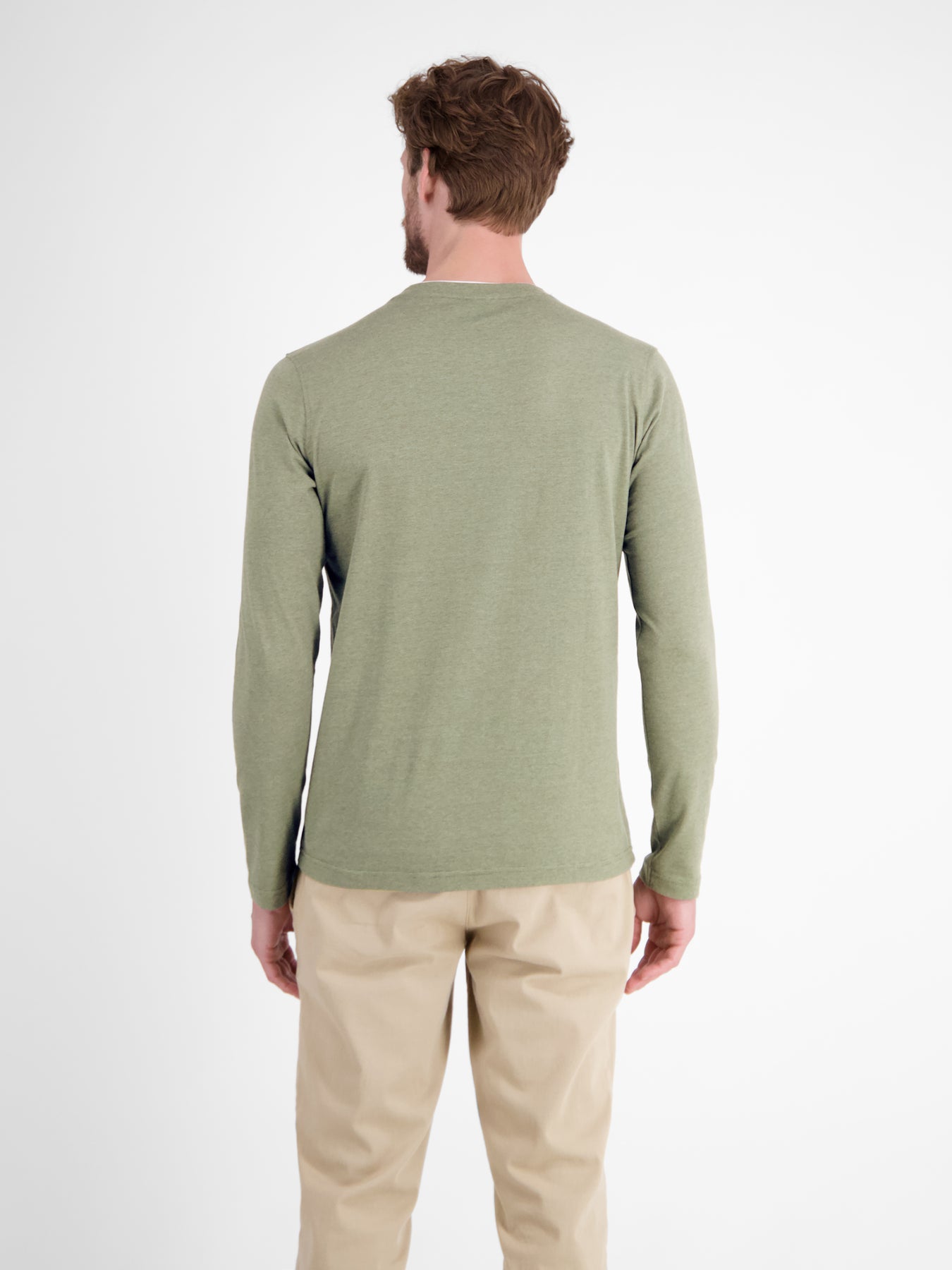 Serafino-Langarmshirt für Herren