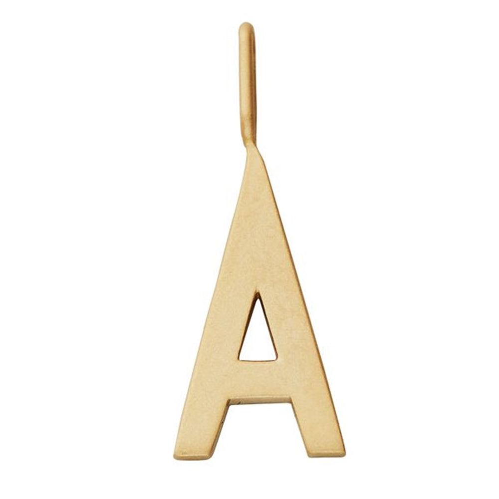 Køb Design Letters Archetype Stor Vedhæng GOLD Plated