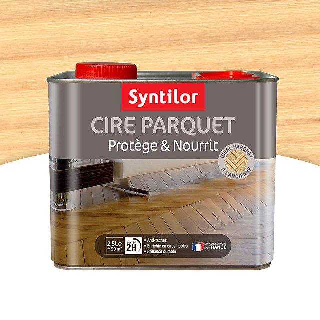 Cire liquide parquet Syntilor Incolore 2,5L