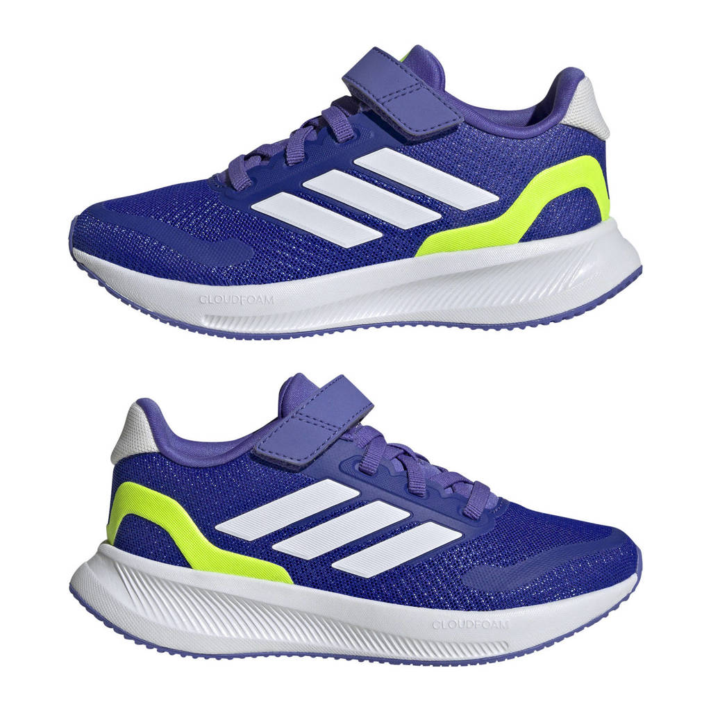 adidas Runfalcon 5 sneakers kobaltblauw/wit/geel