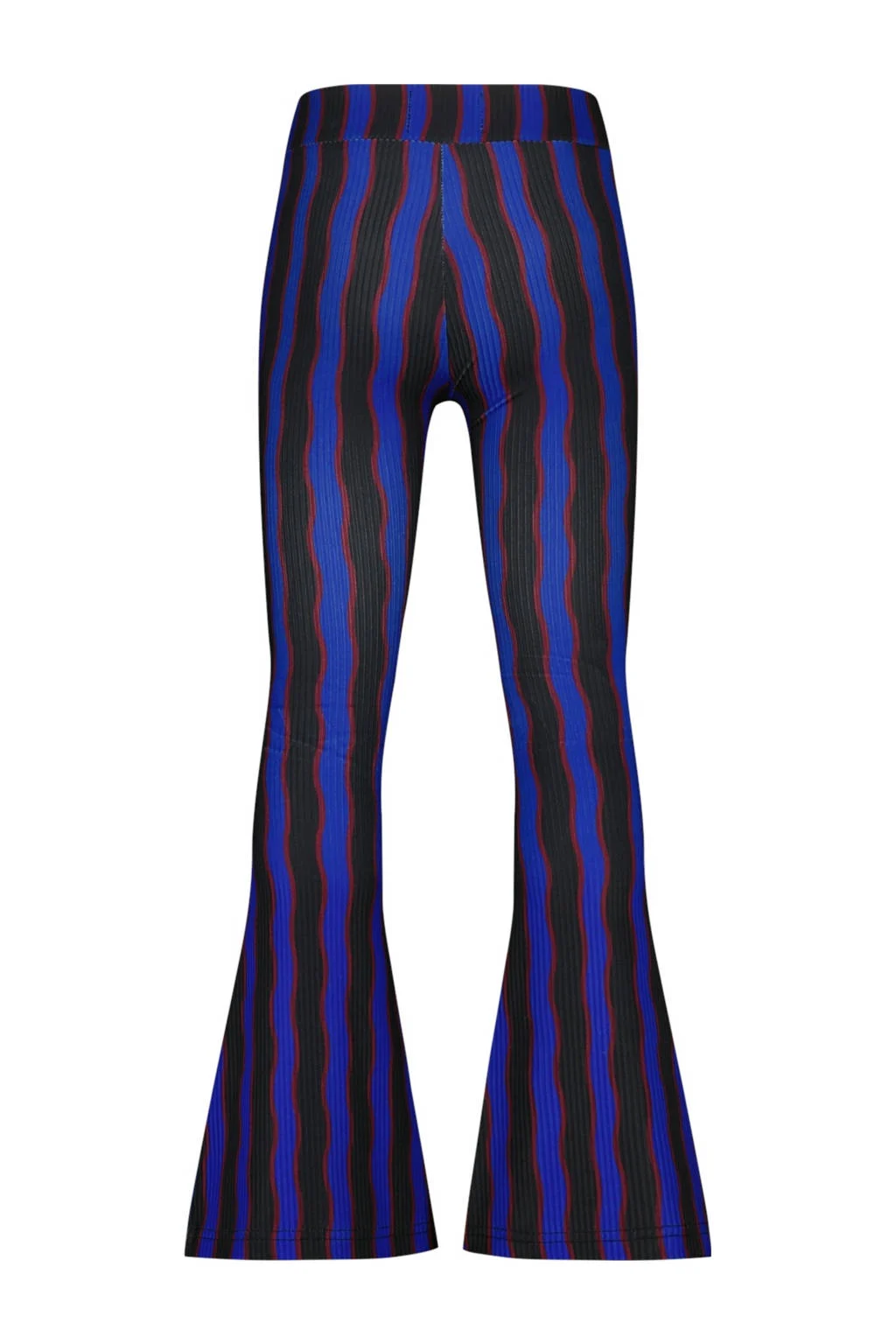 Raizzed flared flared broek zwart