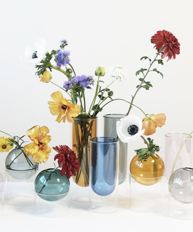 Studio About FLOWER TUBE, LOW TUBE, ROSE, 65160R 174