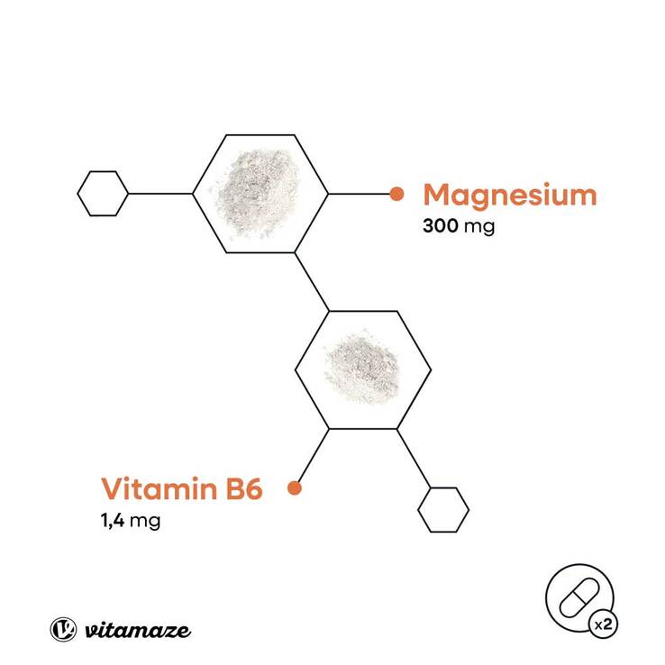 Magnesium Bisglycinat + Vitamin B6 Kapseln, 240 St