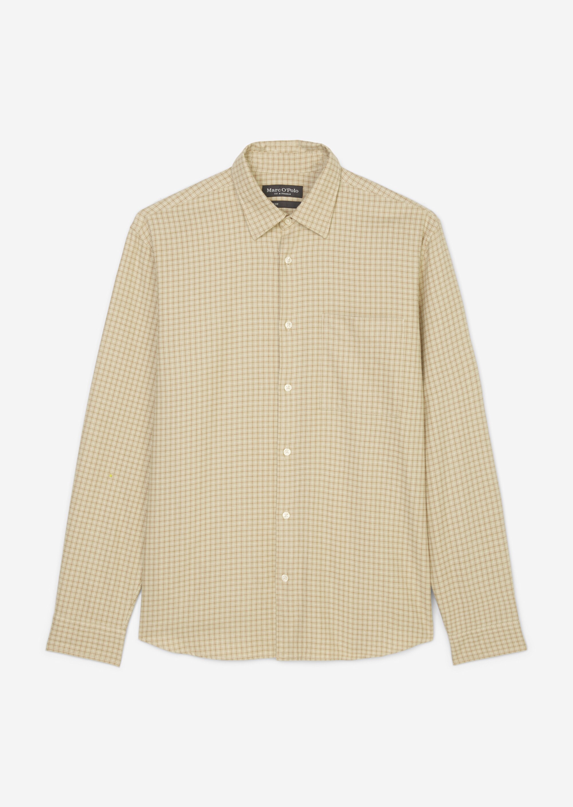 Hemd regular aus leichtem Bio-Baumwoll-Flanell
