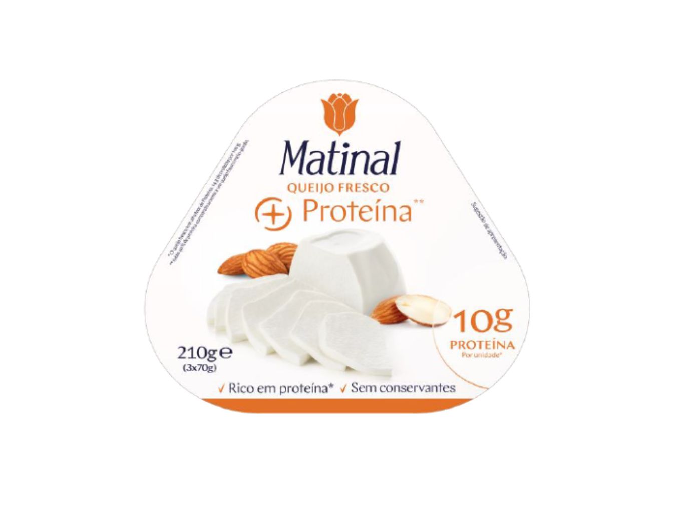 QUEIJO FRESCO MATINAL COM PROTEÍNA 3X70 G