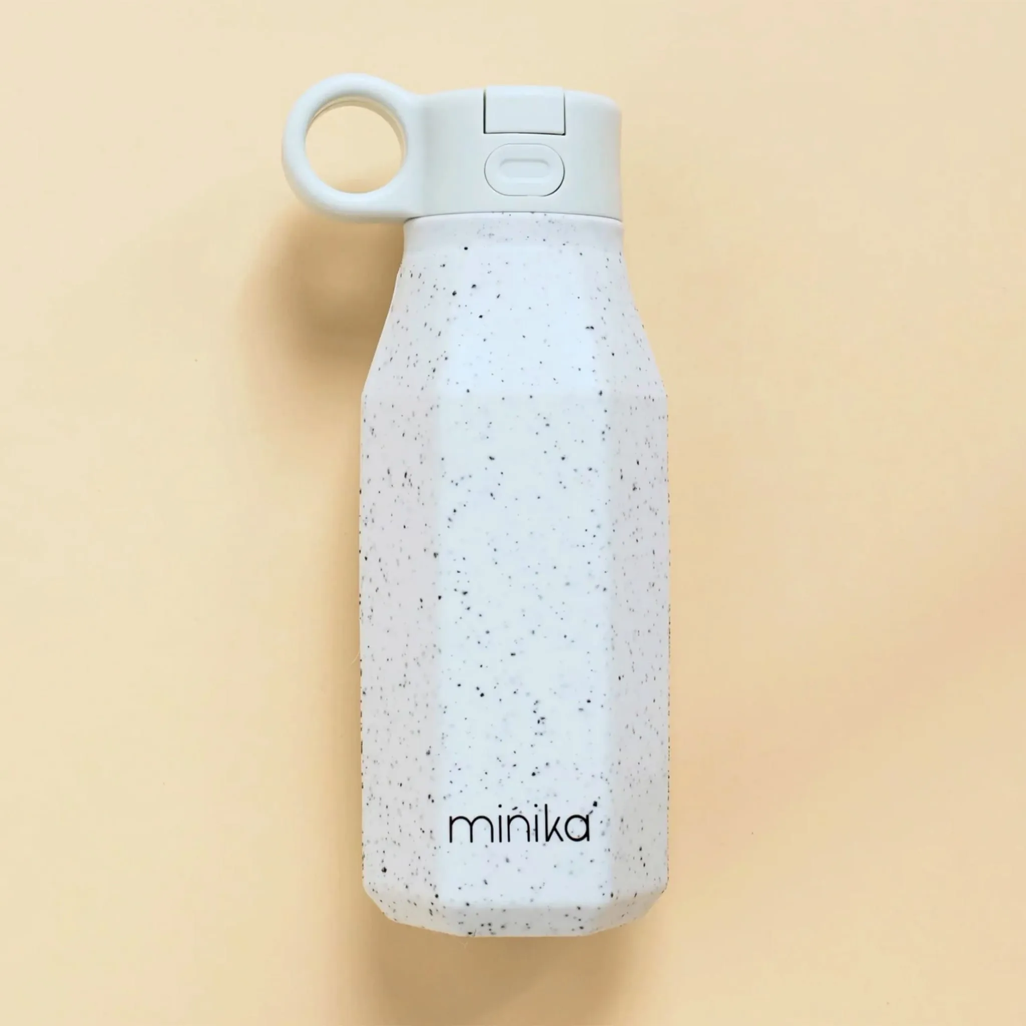 Minika Bouteille en Silicone avec Paille