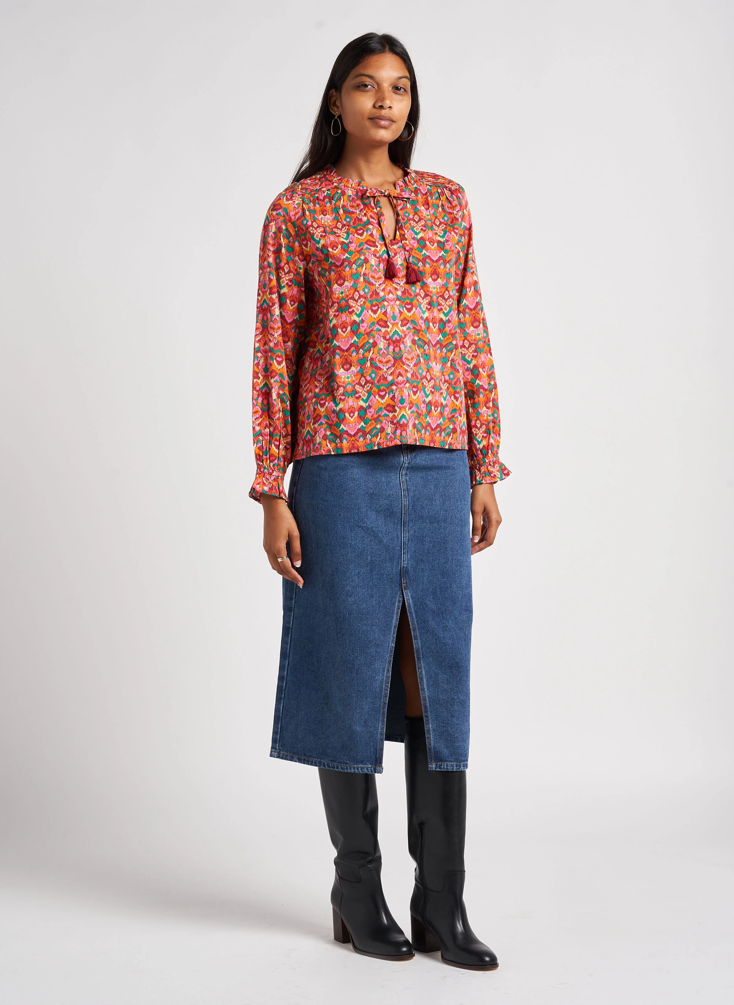 Bottes en cuir| Noir