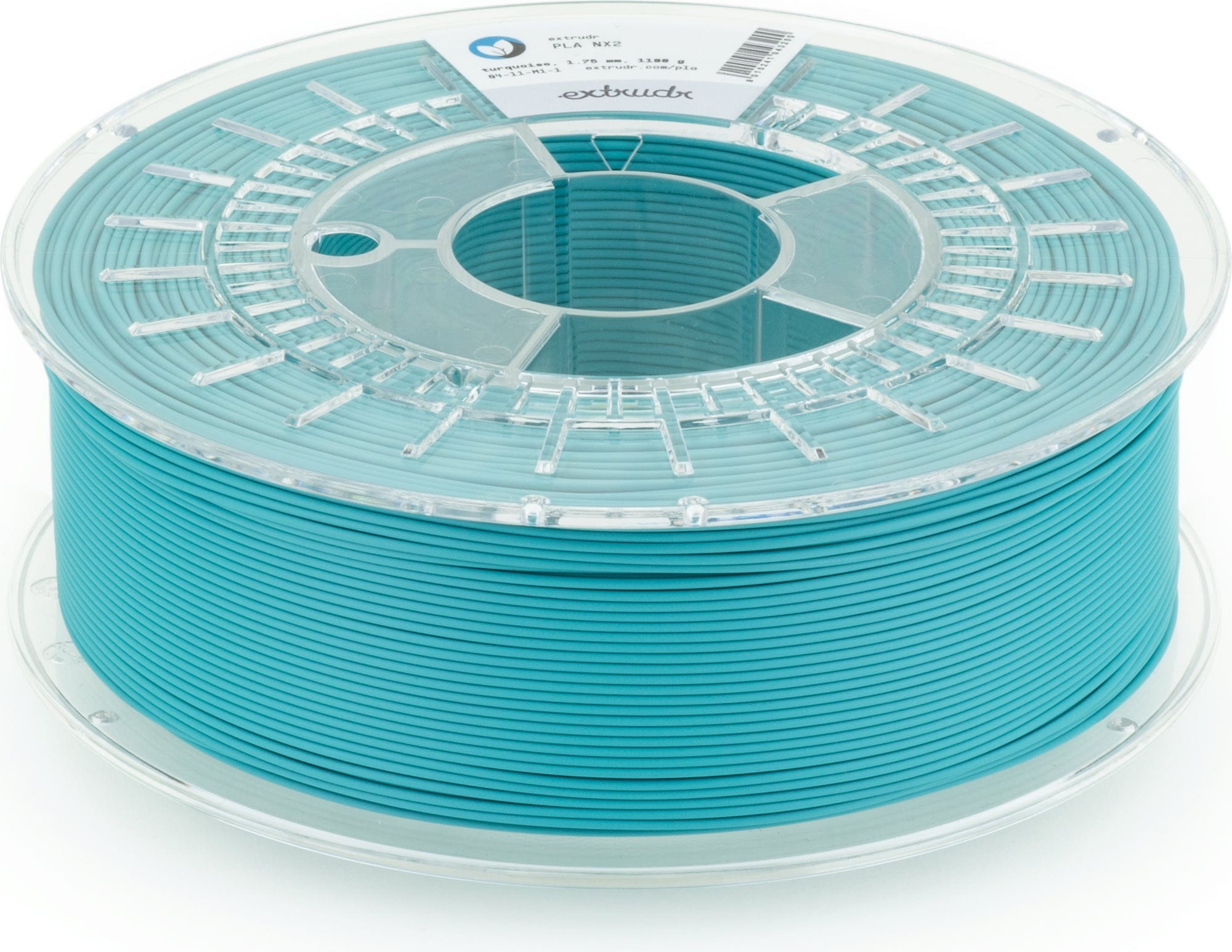 Extrudr  PLA NX2 Matt Türkis, 1,75 mm / 1000 g    Next Evolution PLA in Türkis