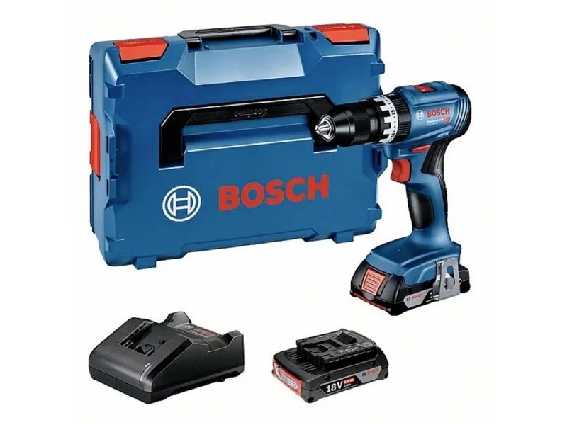 Bosch SLAGBOREMASKINE GSB 18V-45 2X2AH L-BOXX