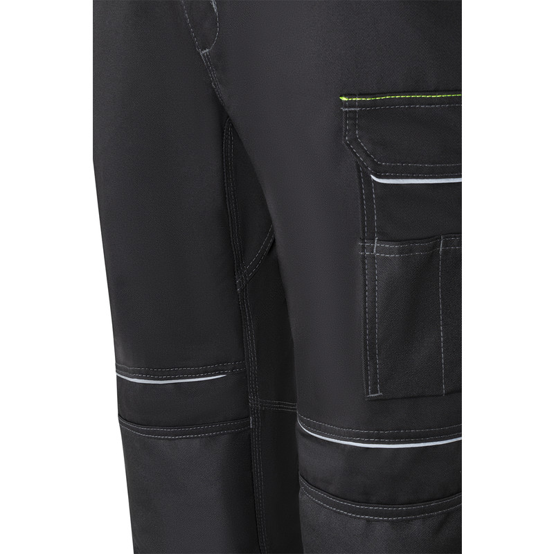 Portwest Urban werkbroek met kniezakken + gratis kniestukken 60 zwart*
