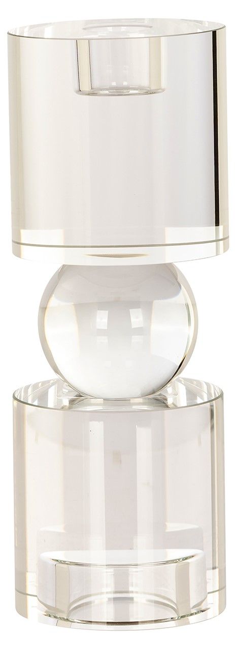Kandelaar 212040 kristal Zahra ⌀8  x H21 cm