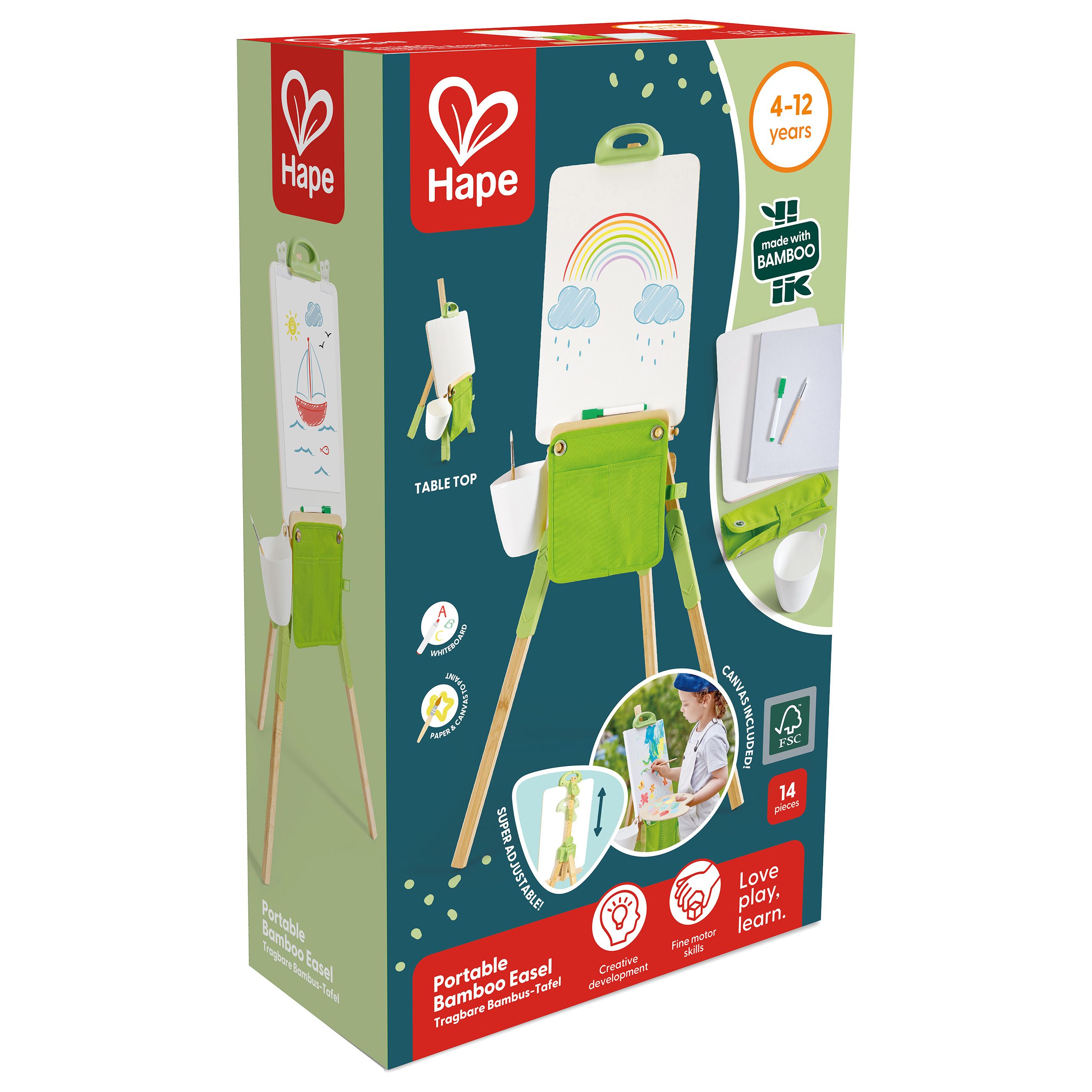 Hape Tragbare Bambus-Tafel