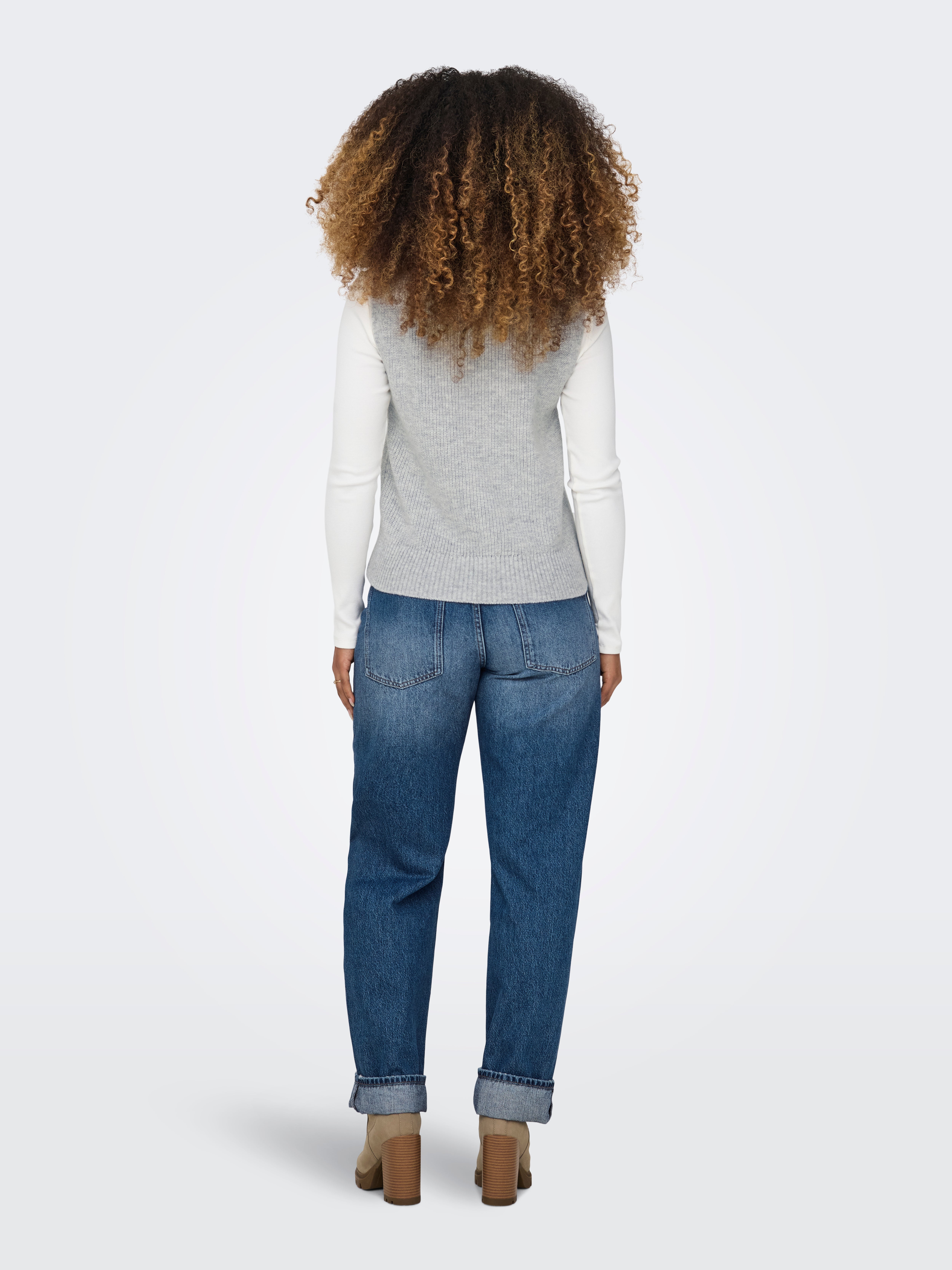ONLMADRID Weste Light Grey Melange