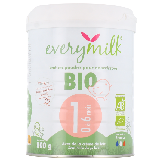 Everymilk lait en poudre bio - De la naissance à 3 ans