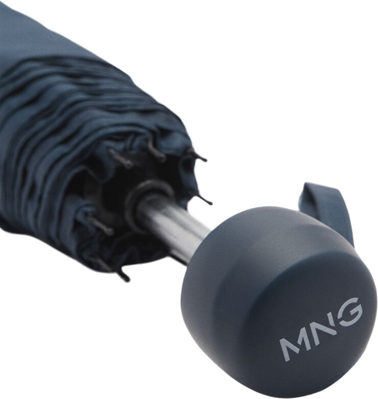 MANGO Plain folding umbrella Navy