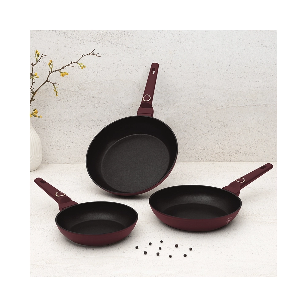 Berlinger Haus 3-teiliges Bratpfannen-Set Ø 20/24/28 cm Leonardo Collection