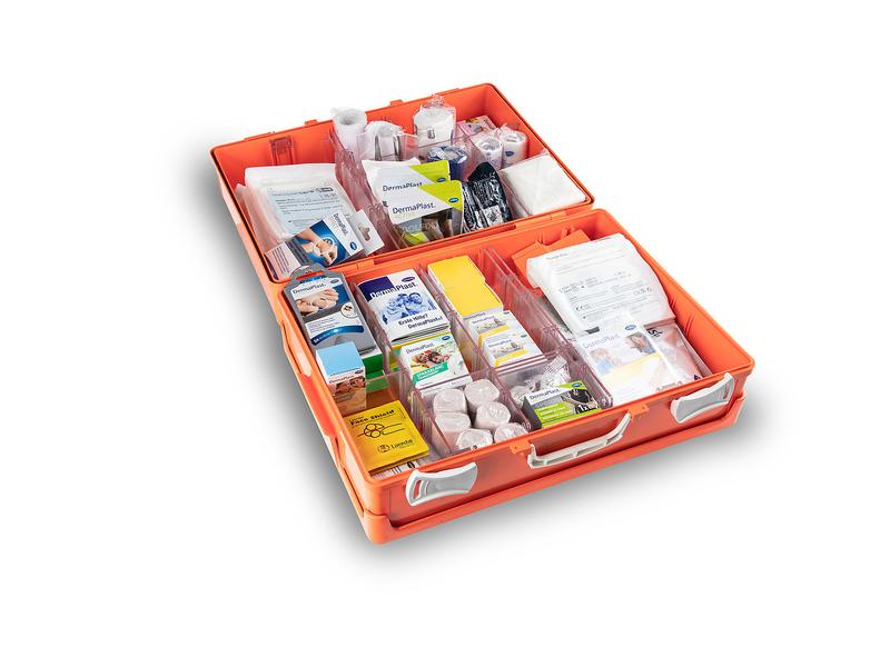 DermaPlast Erste-Hilfe-Set Betriebsapotheke Vario 3 Erste-Hilfe-Notfallausrüstung für jeden Betrieb
