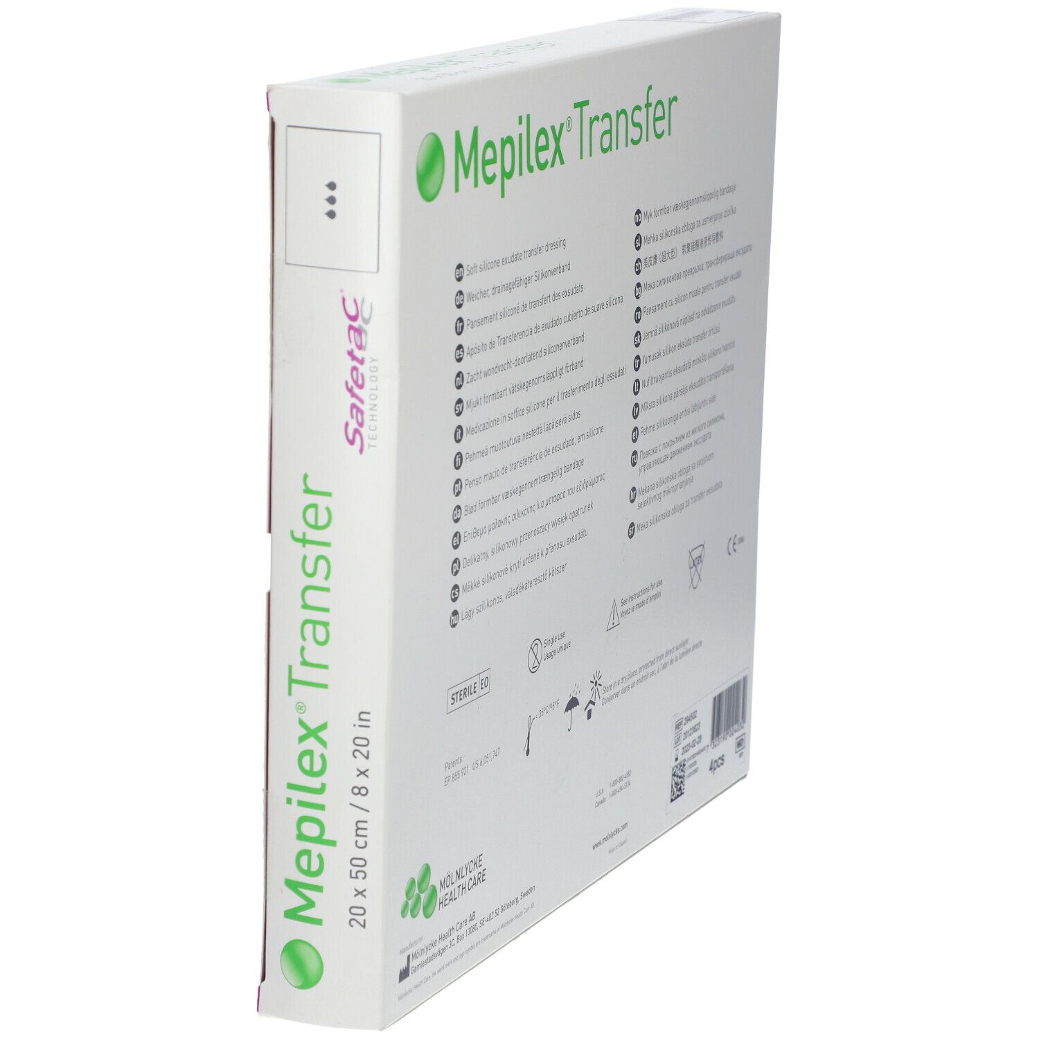 Mepilex® Transfer Schaumverband 20x50 cm steril