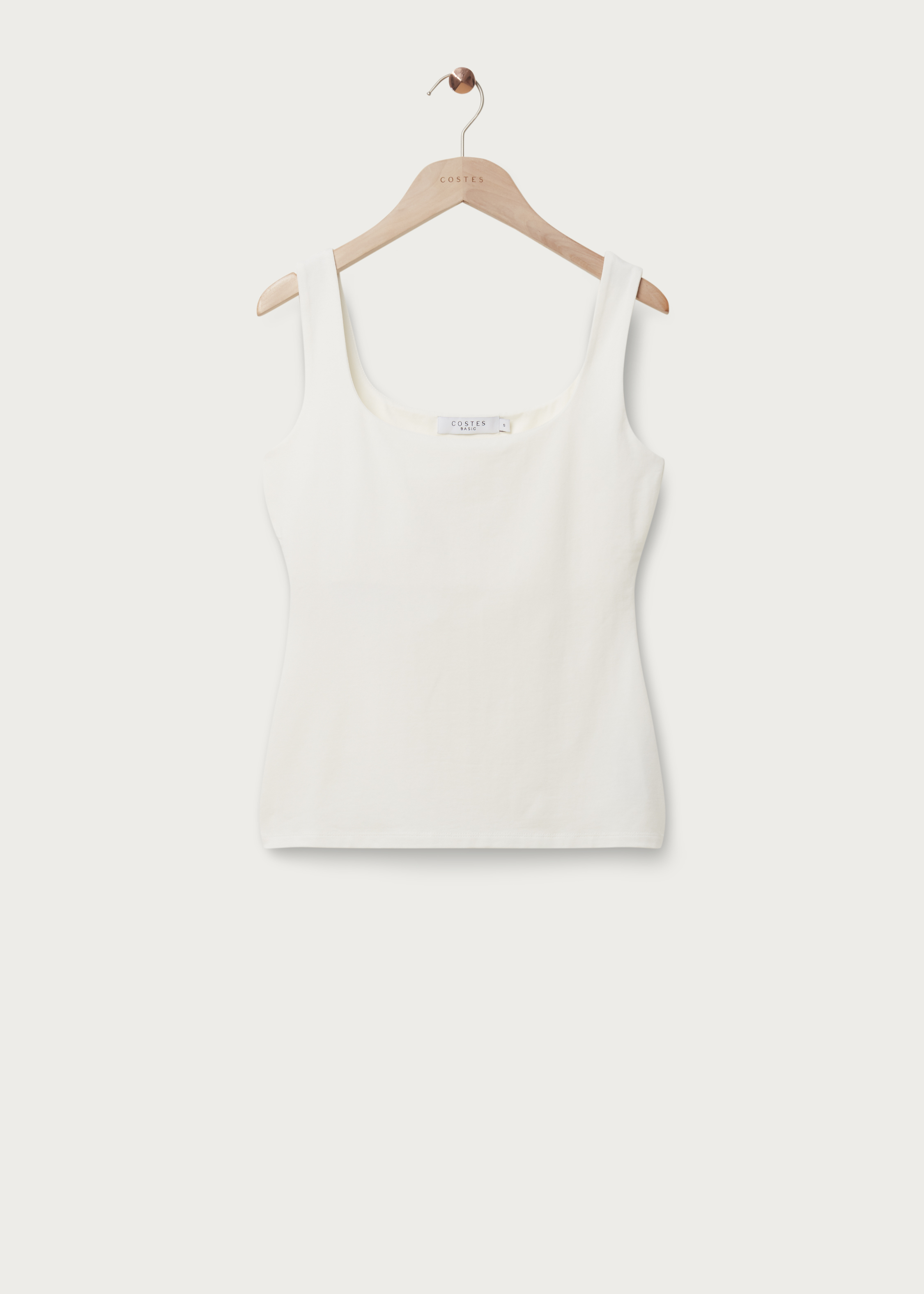Singlet met vierkante hals
