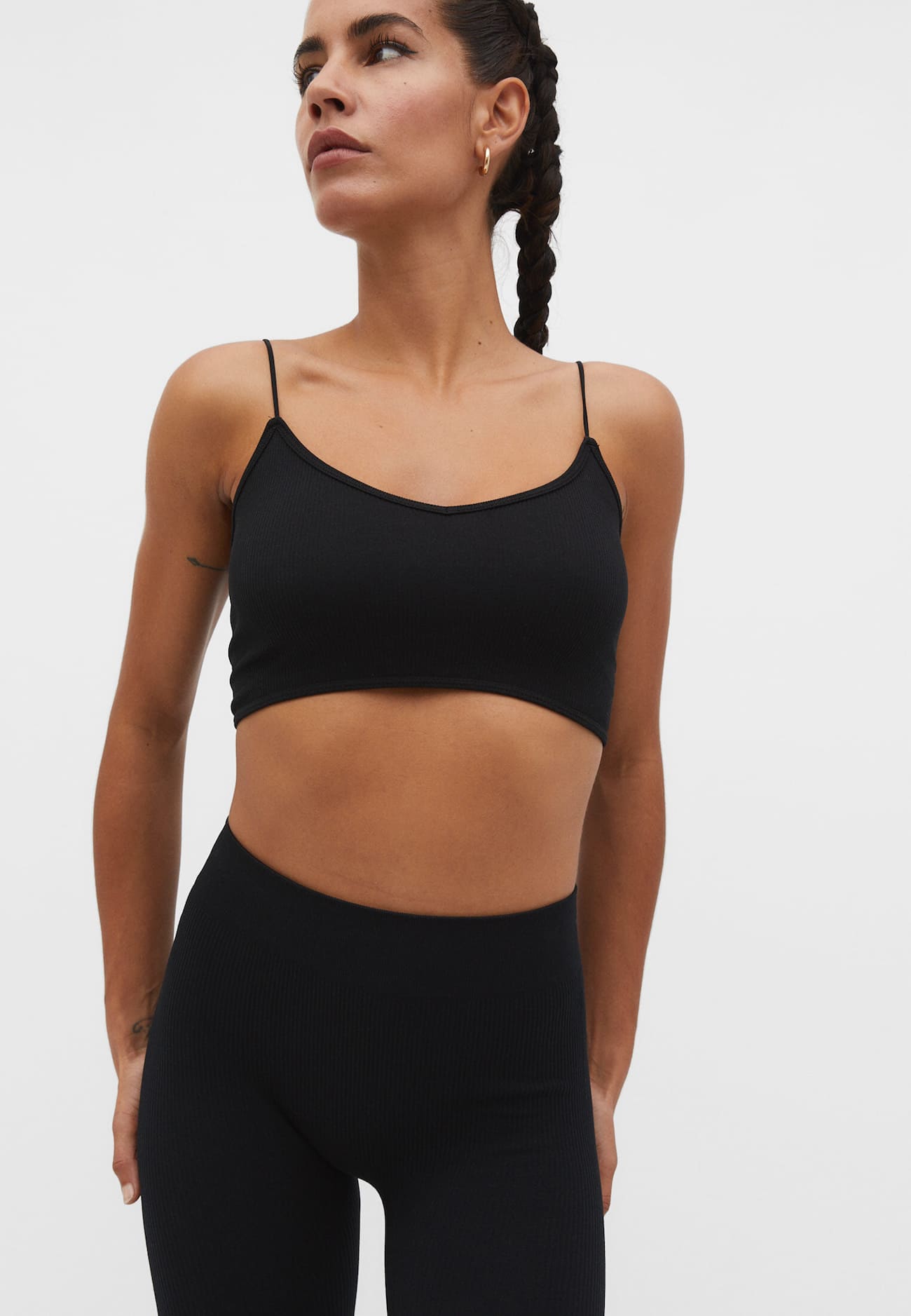 Leggings flare sem costura