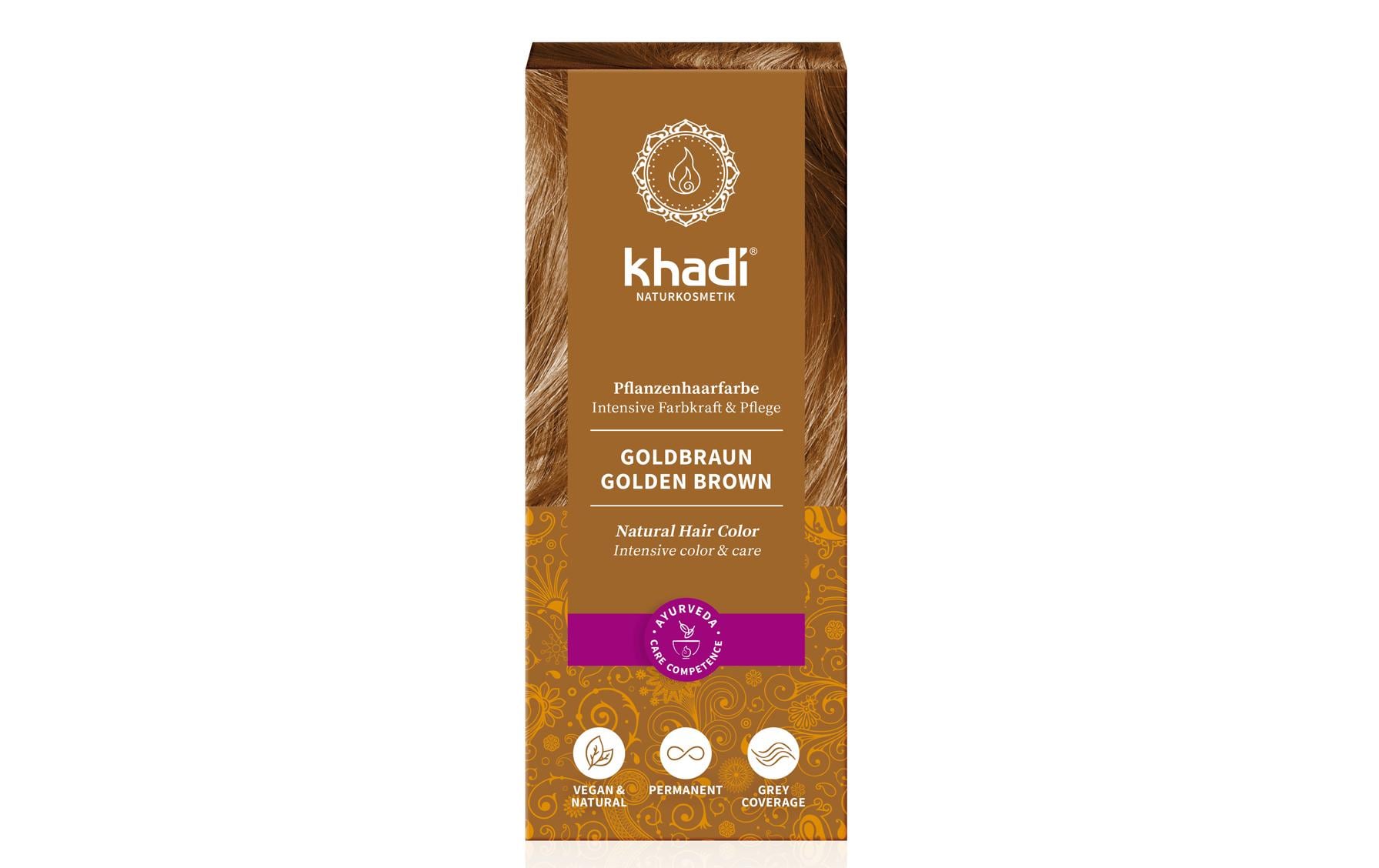 Haarcoloration Pflanzenhaarfarbe GoldbraunIntensive Haarfarbe bietet ein langanhaltendes Farbergebnis