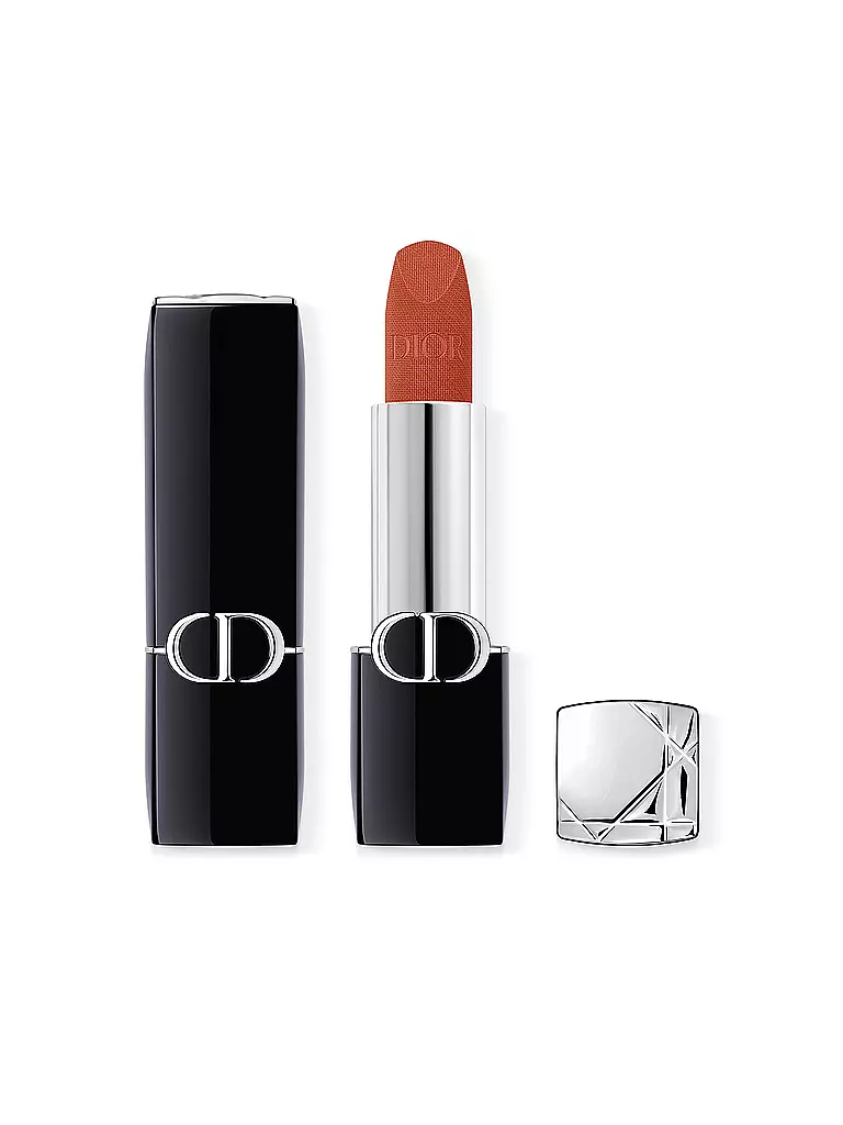 DIOR Lippenstift - Rouge Dior Velvet Lipstick (814 Rouge Atelier) koralle
