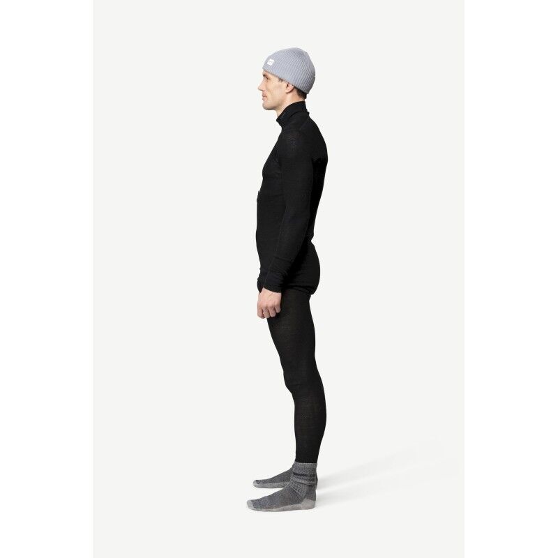 Wool Mesh 190 Zip Neck - Maillot thermique laine mérinos homme