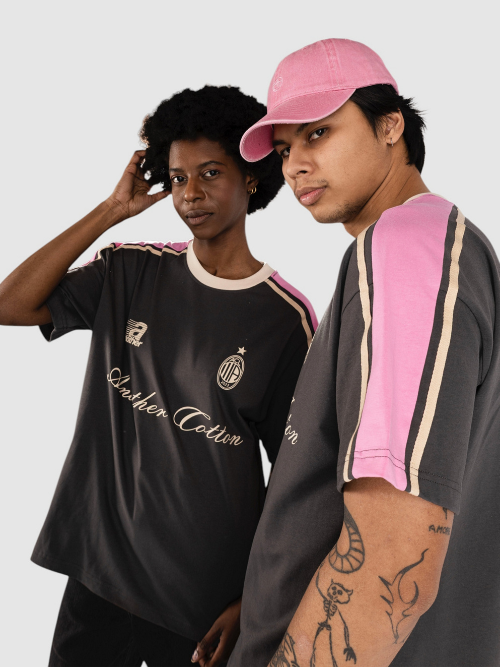 Another Cotton Lab Another Oversize Raglan Cotton Jersey T-Shir off white