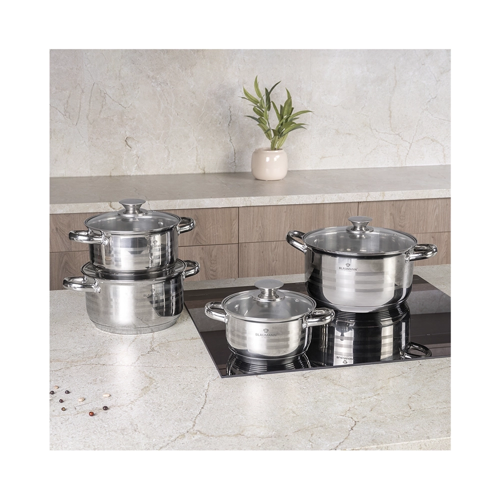 Blaumann 8-teiliges Kochtopf Set Gourmet Line