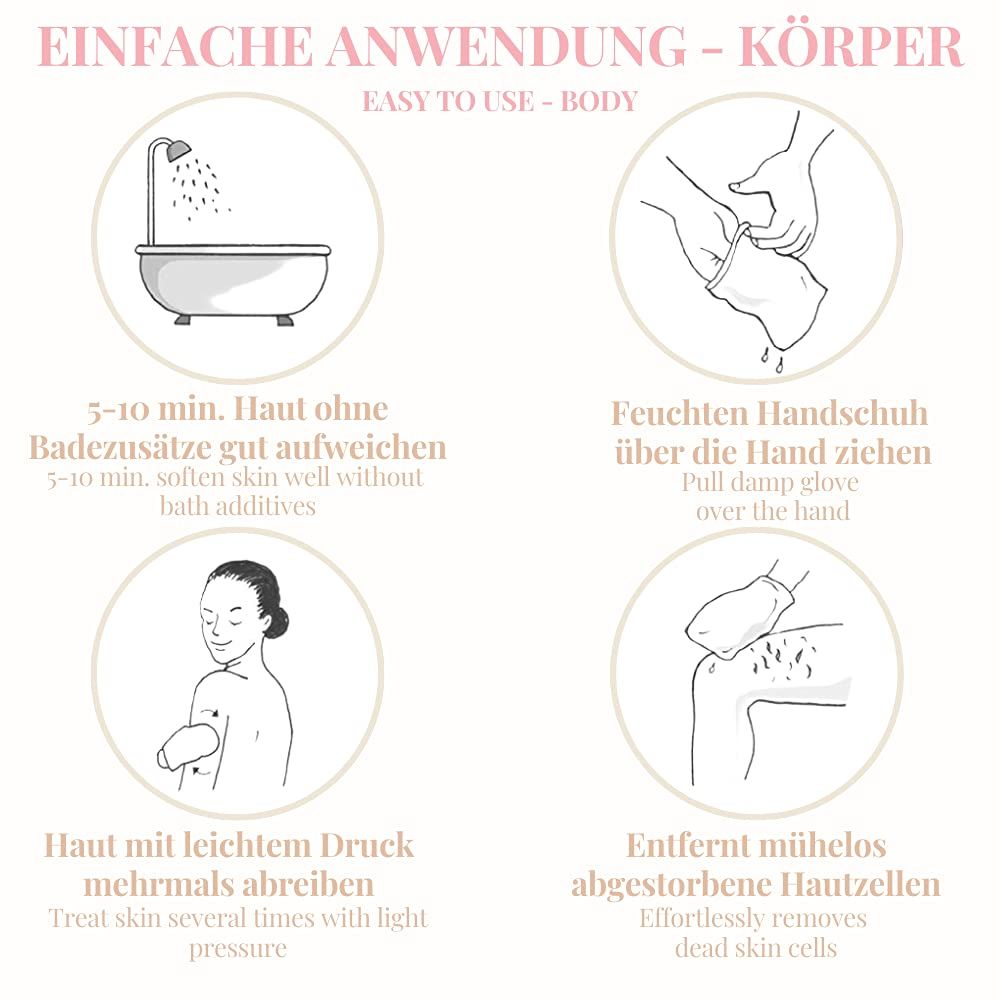 Carenesse NATURAL PEELING SEIDE Peelinghandschuh
