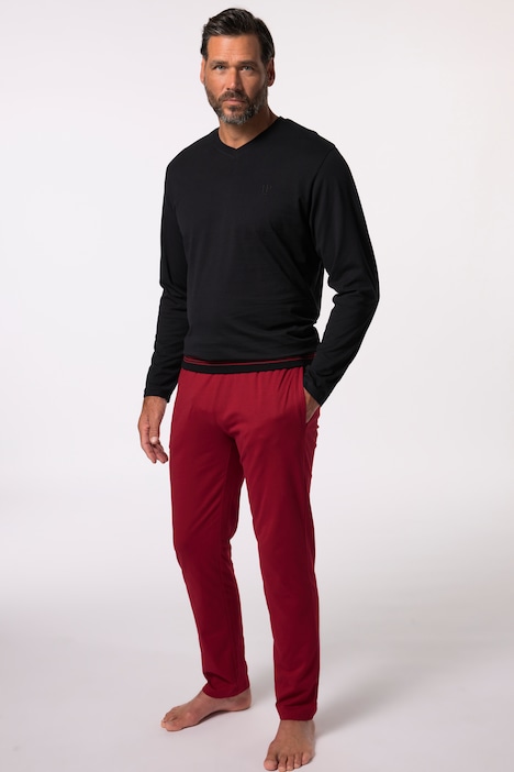 JP 1880 Schlafanzug, Bauchfit, Langarmshirt, lange Hose, bis 8 XL