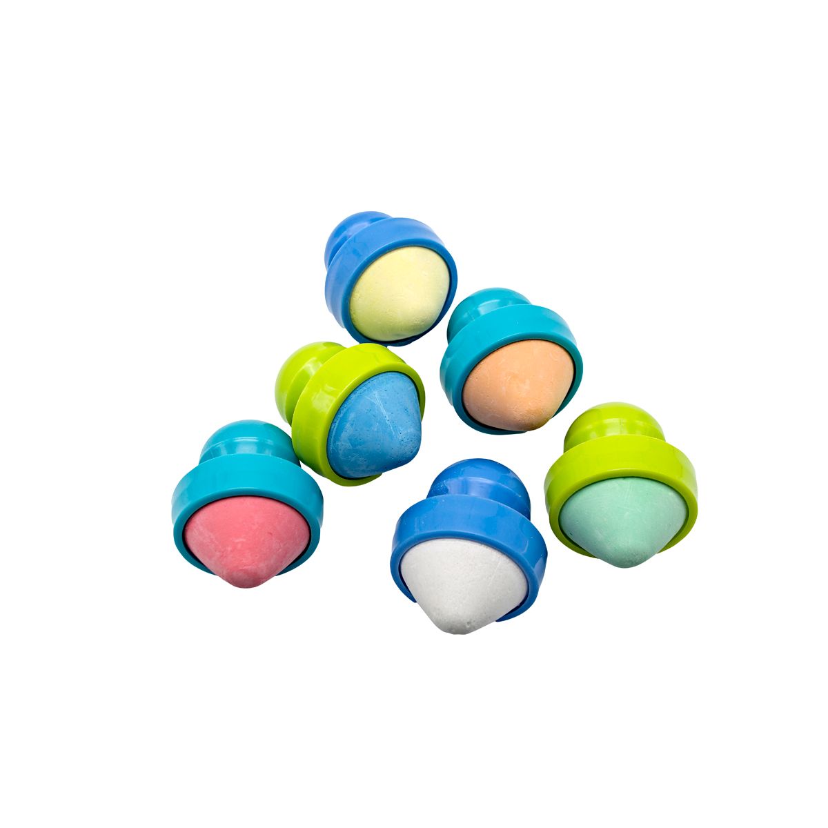 EDUPLAY Easy Grip Kreidestifte 6er Set