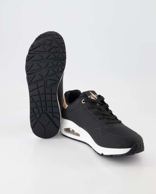 Skechers Uno-Golden Air Sneaker in Schwarz