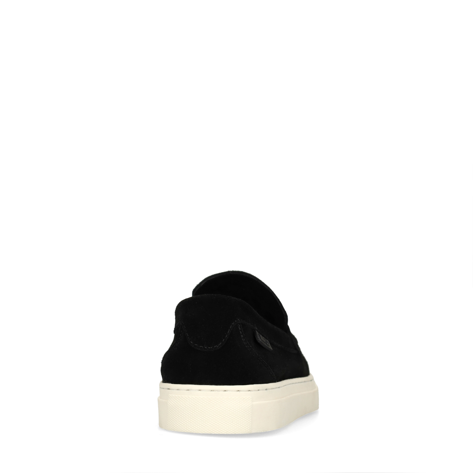 Zwarte suède loafers