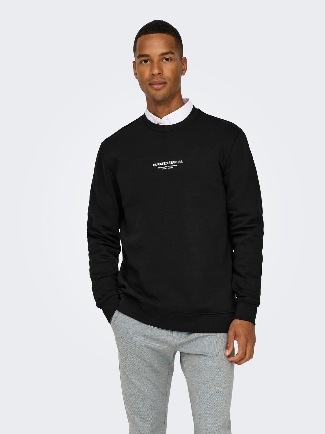 ONSCURATED Sweatshirt Black