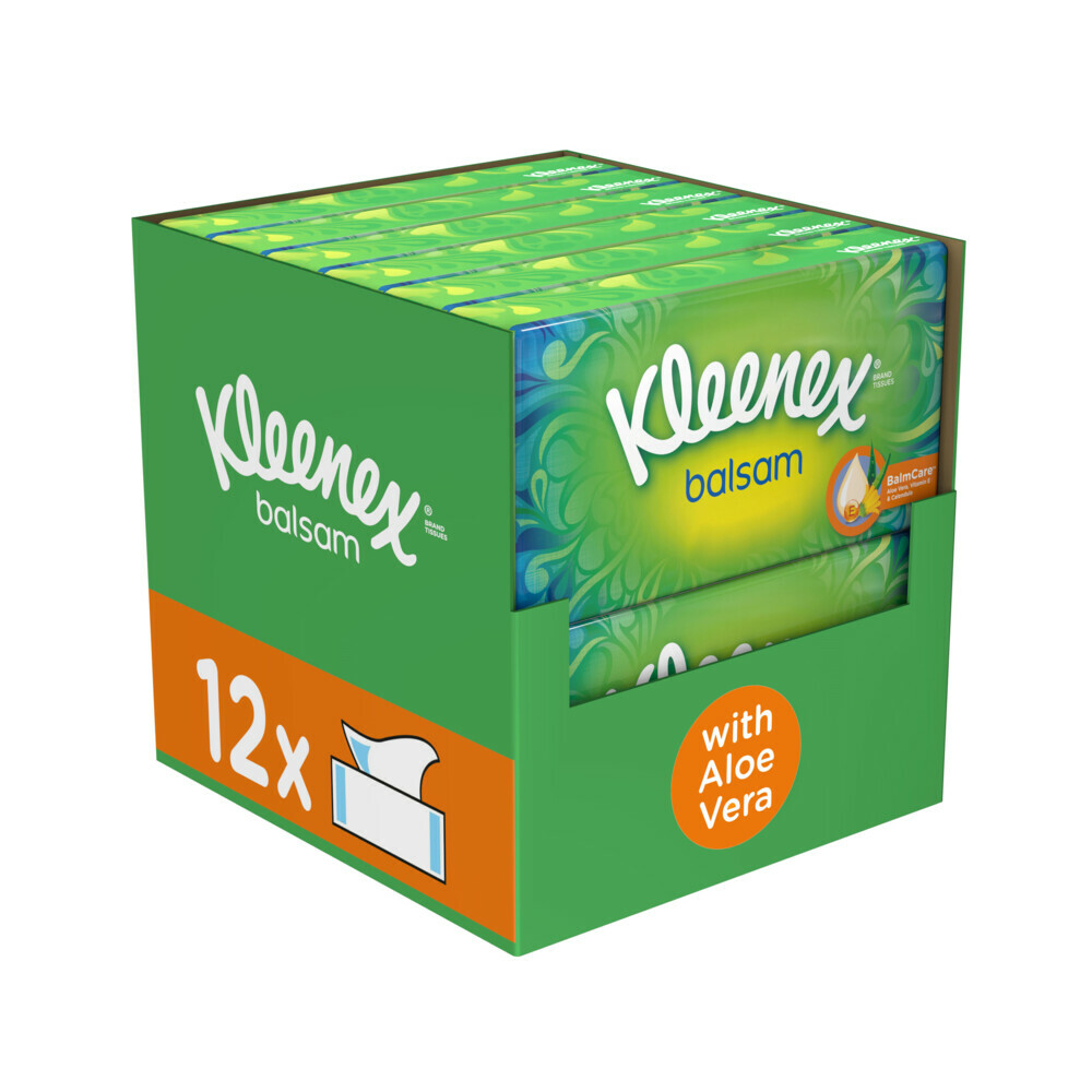 12x Kleenex Tissues Balsam64 stuks