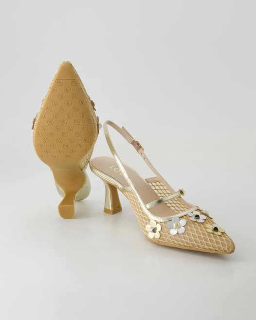 Lodilove Genasti Slingpumps in Gold