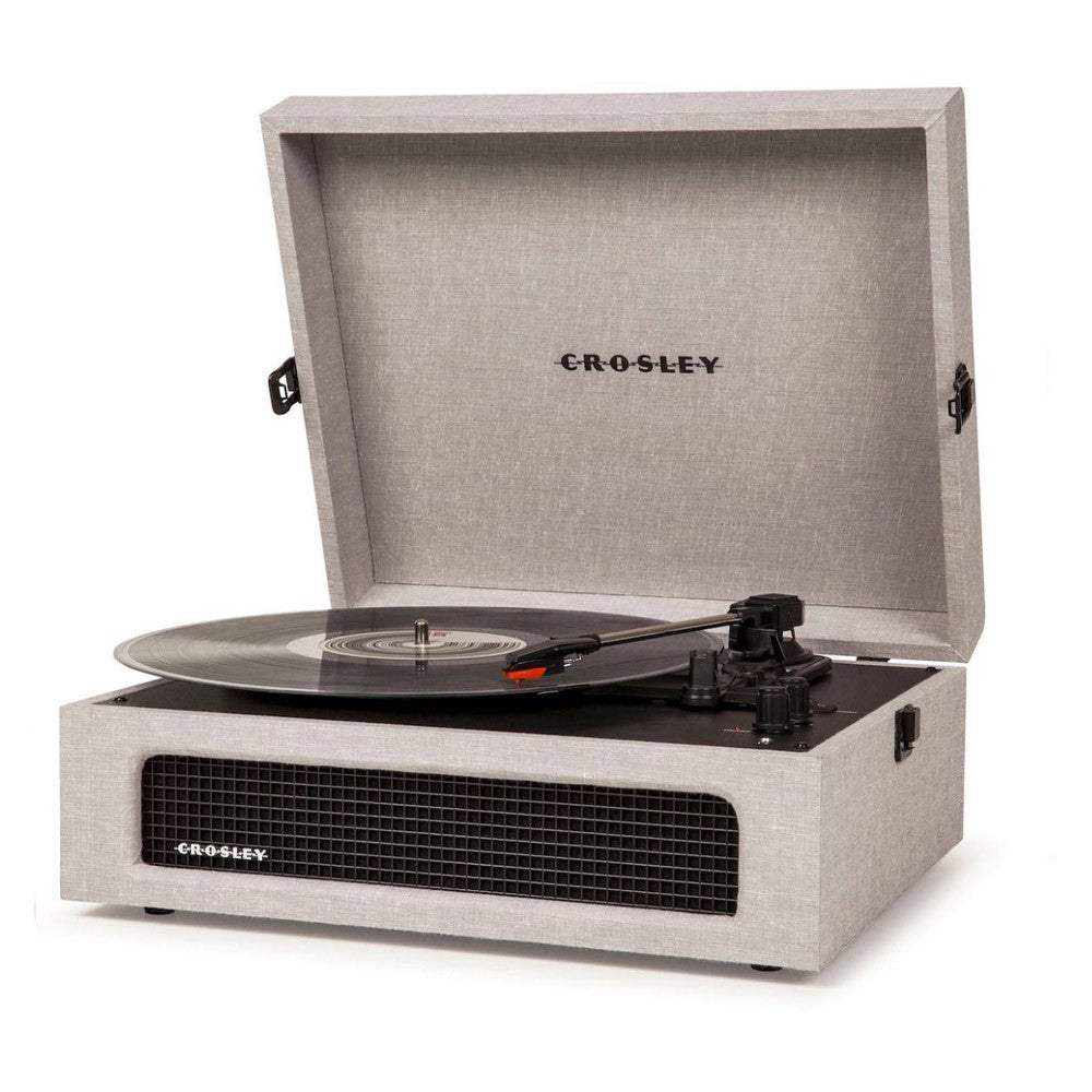 Crosley CR8017B-GY Voyager Grey platenspeler met Bluetooth