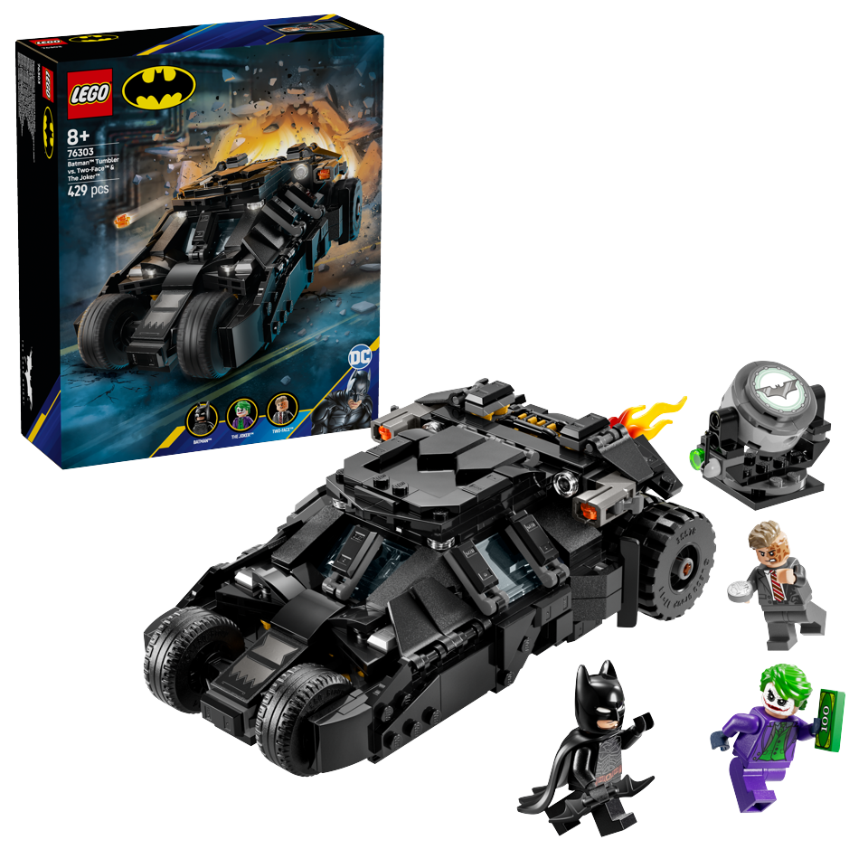 LEGO - Super Heroes - Batmans Tumbler mod Two-Face og Jokeren (76303)