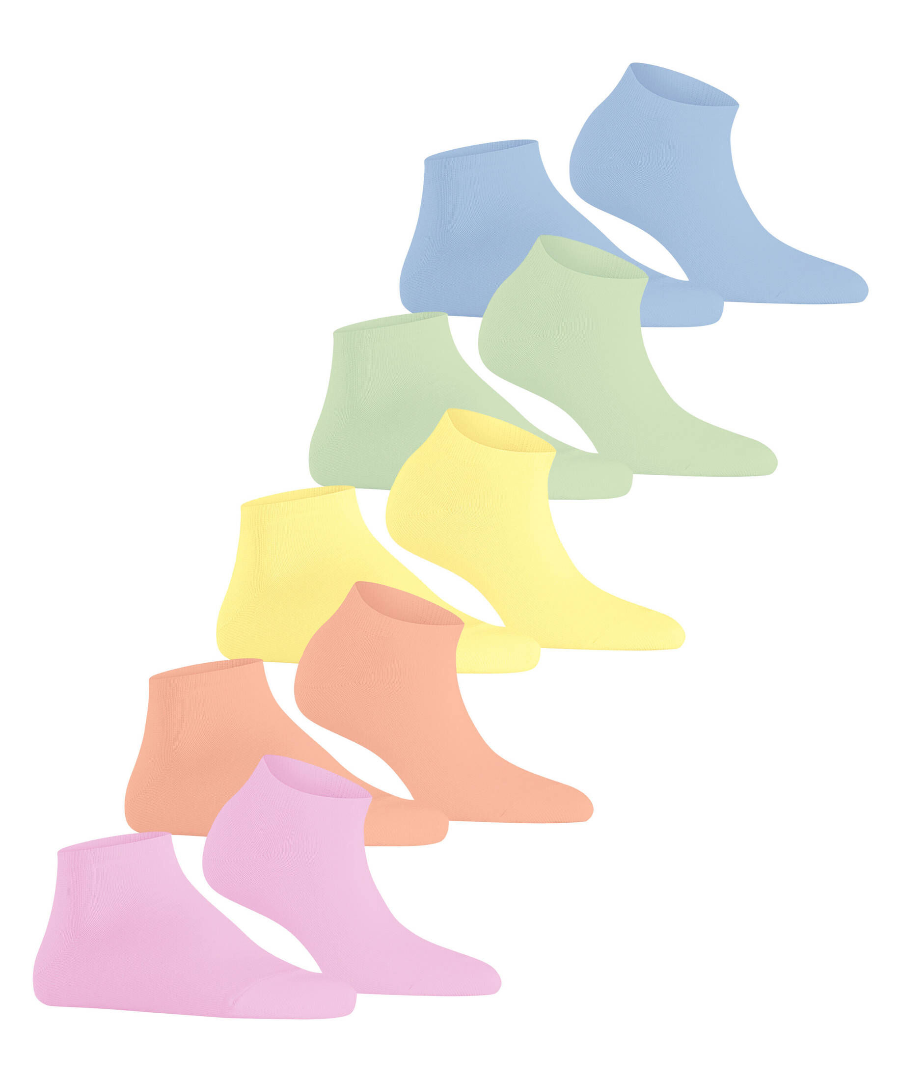 Esprit| Damen Sneakersocken Solid-Mix 5-Pack