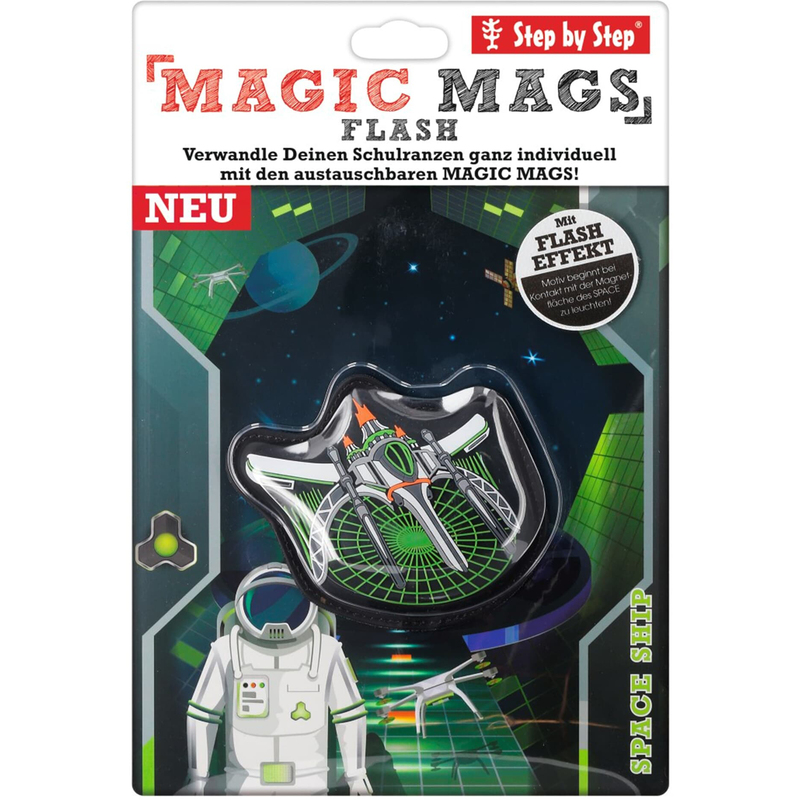 Step by Step Magnet-Set, Magic Mags Flash, Space Ship Skylar, 3-teilig