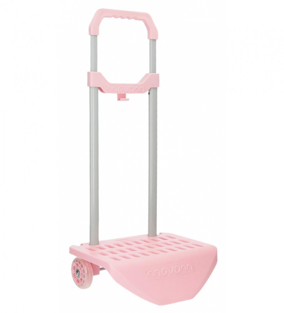 Movom Carro Escolar Movom Logo Rosa Claro -84,5cm-
